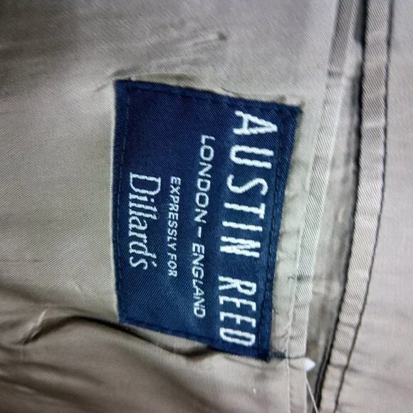 Austin Reed Dillard's 42L Light Tan Suit Blazer Sp - Picture 10 of 12